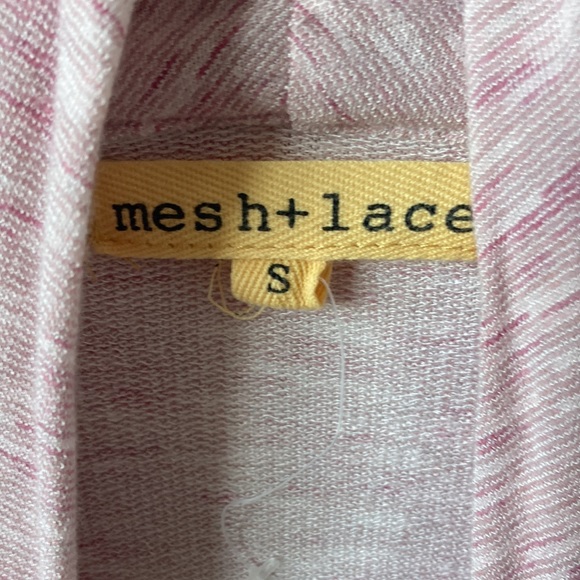 💕 Mesh&Lace LS Wrap Shirt NWOT - Picture 4 of 4